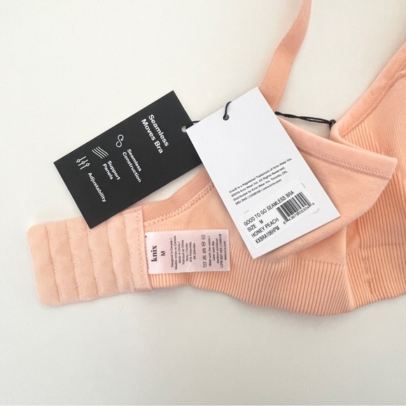 Knix Good to Go Seamless Bra in Homey Peach - Picture 4 of 8